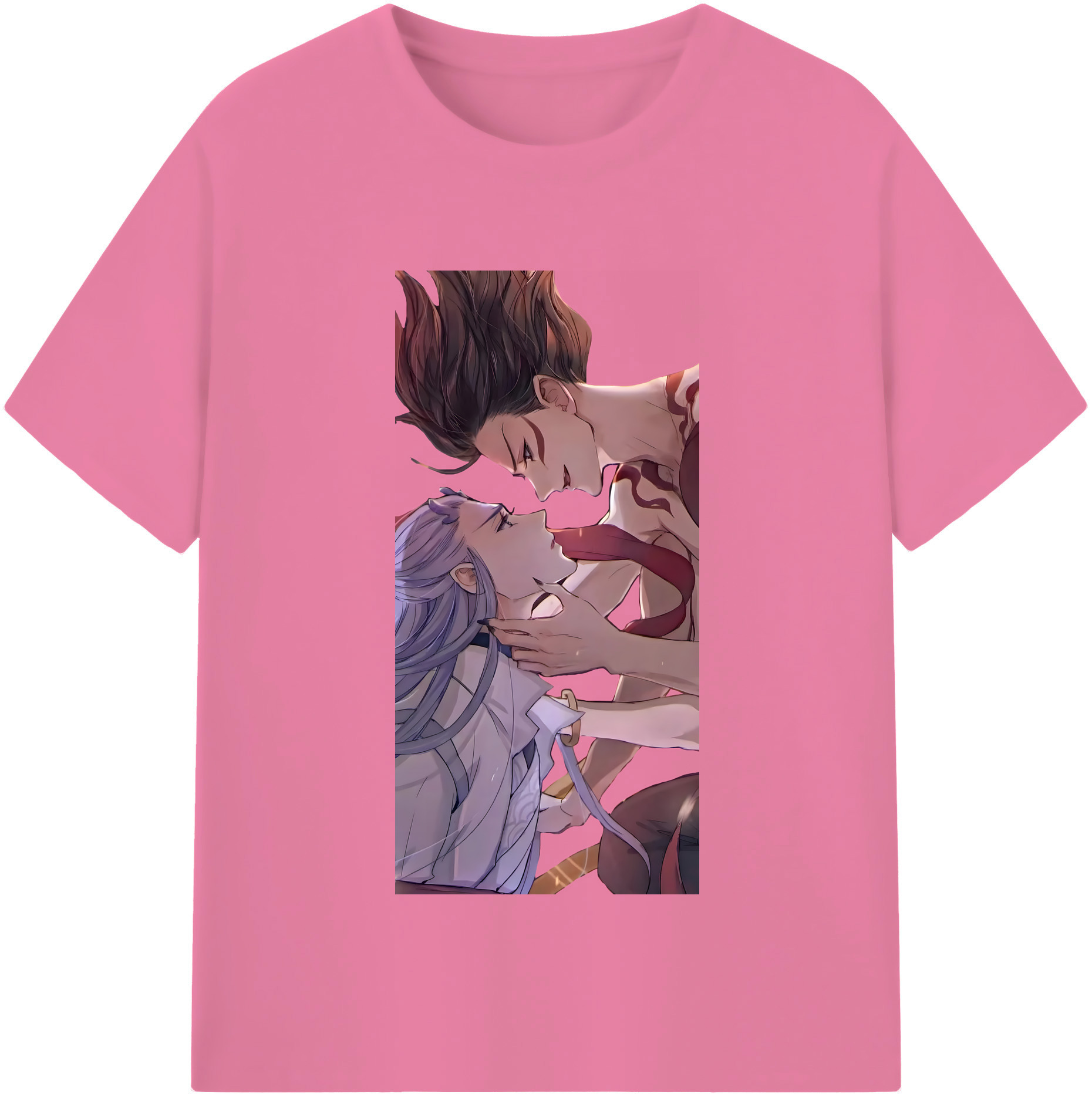（画像用） Ne Zha 2 ナタ 魔童の大暴れ 綿100％半袖Tシャツ（フロントプリント）